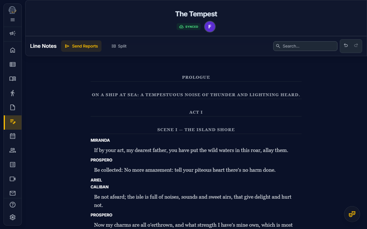 Line Notes — On Book Pro